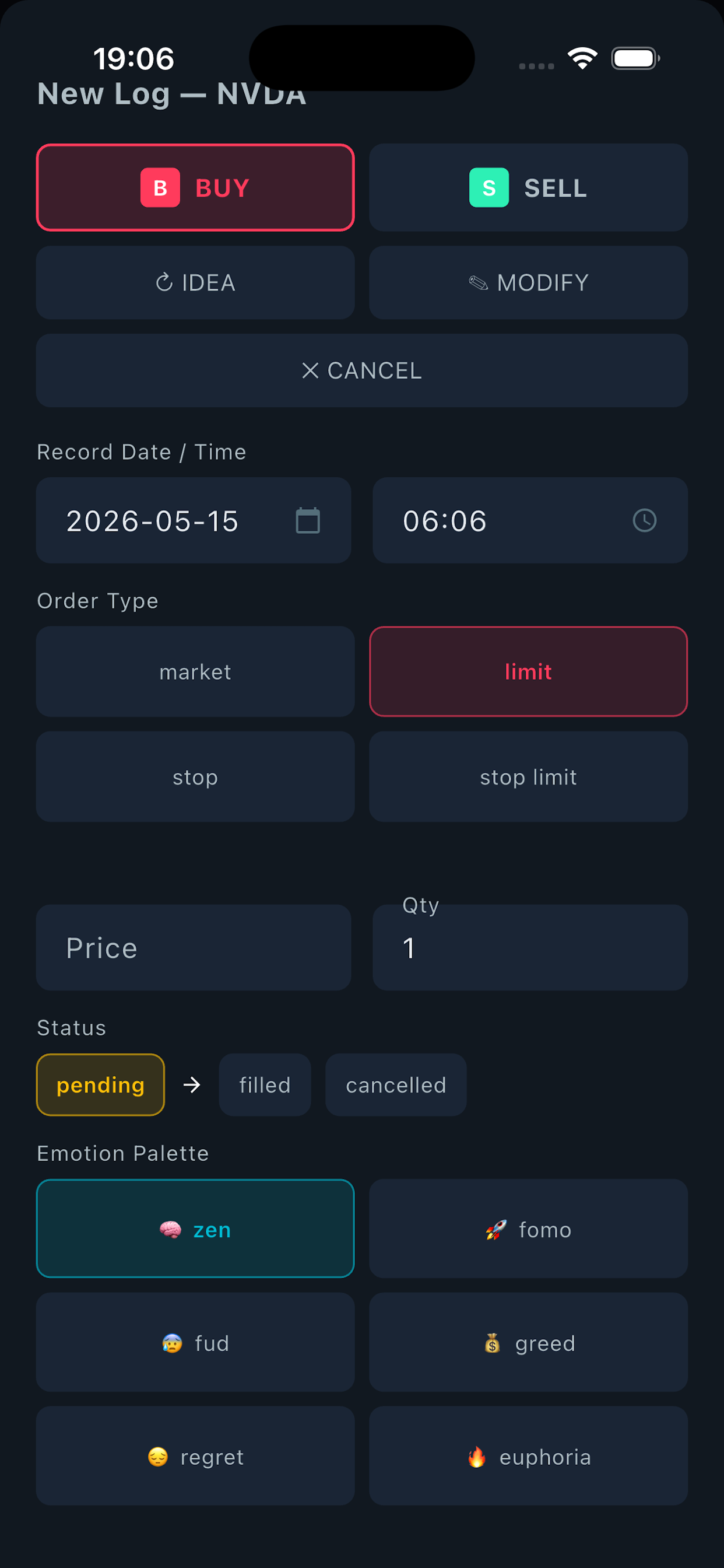 Reflix log entry